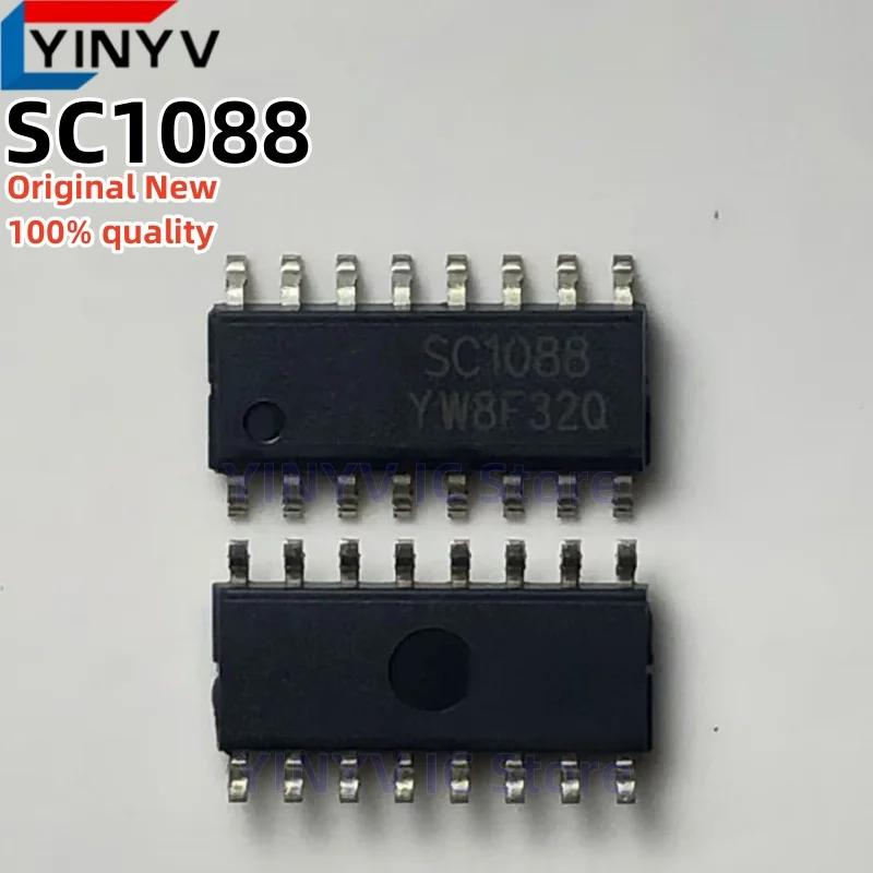 

10 шт./лот SC1088 SOP-16, микросхема FM-приемника для питания от батарей, оригинальная, новая, 100% качество