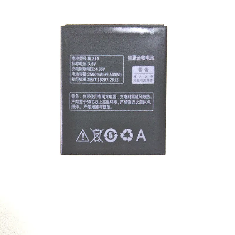 Westrock 2500mAh BL219 Battery for Lenovo A880 S856 S810t A850+ A889 A890e A916 Cell Phone