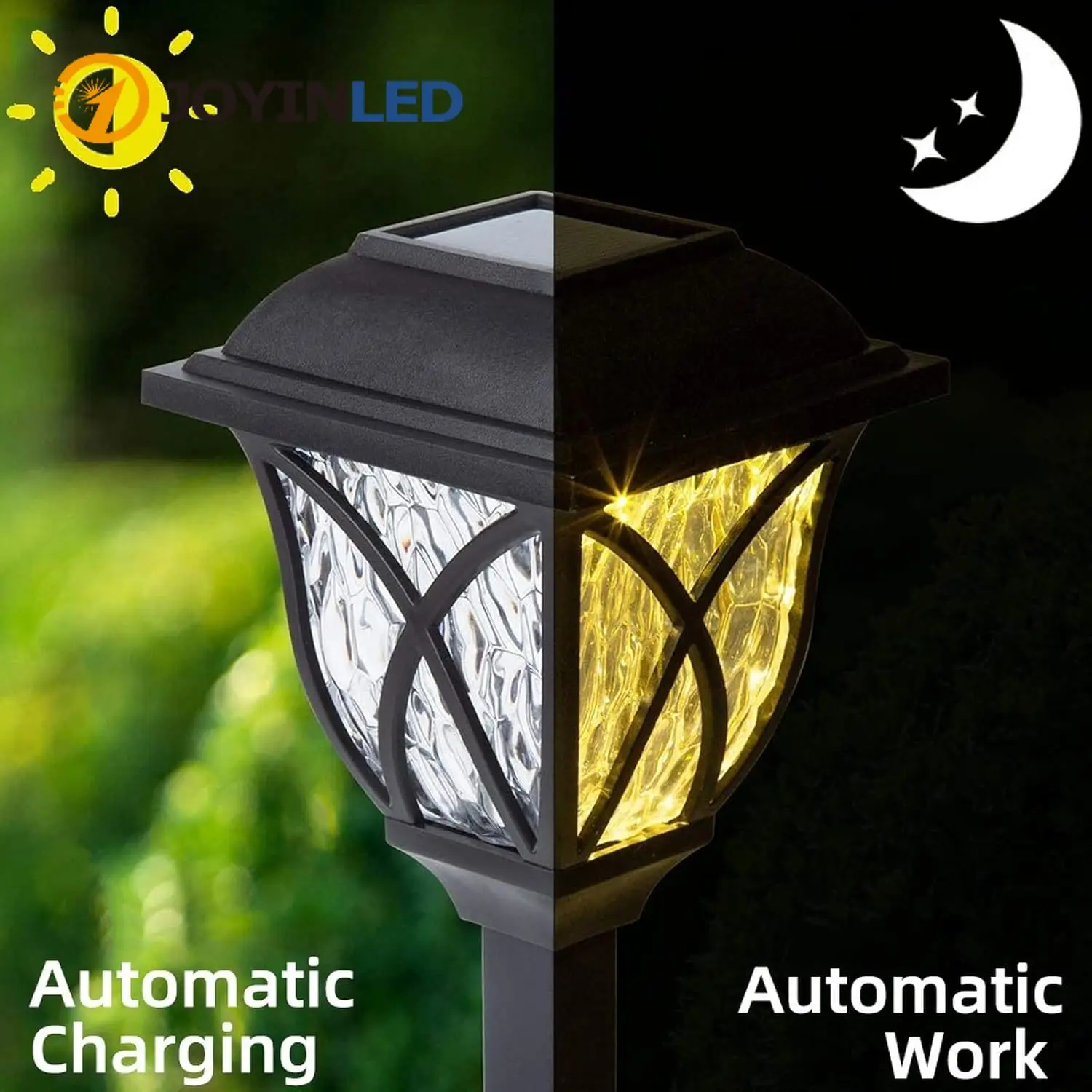 

Outdoor LED Retro Solar Powered Garden Lights 1pcs Solar Lawn Lamps Home Waterproof Park Lawn Path Landscape Lighting Decor