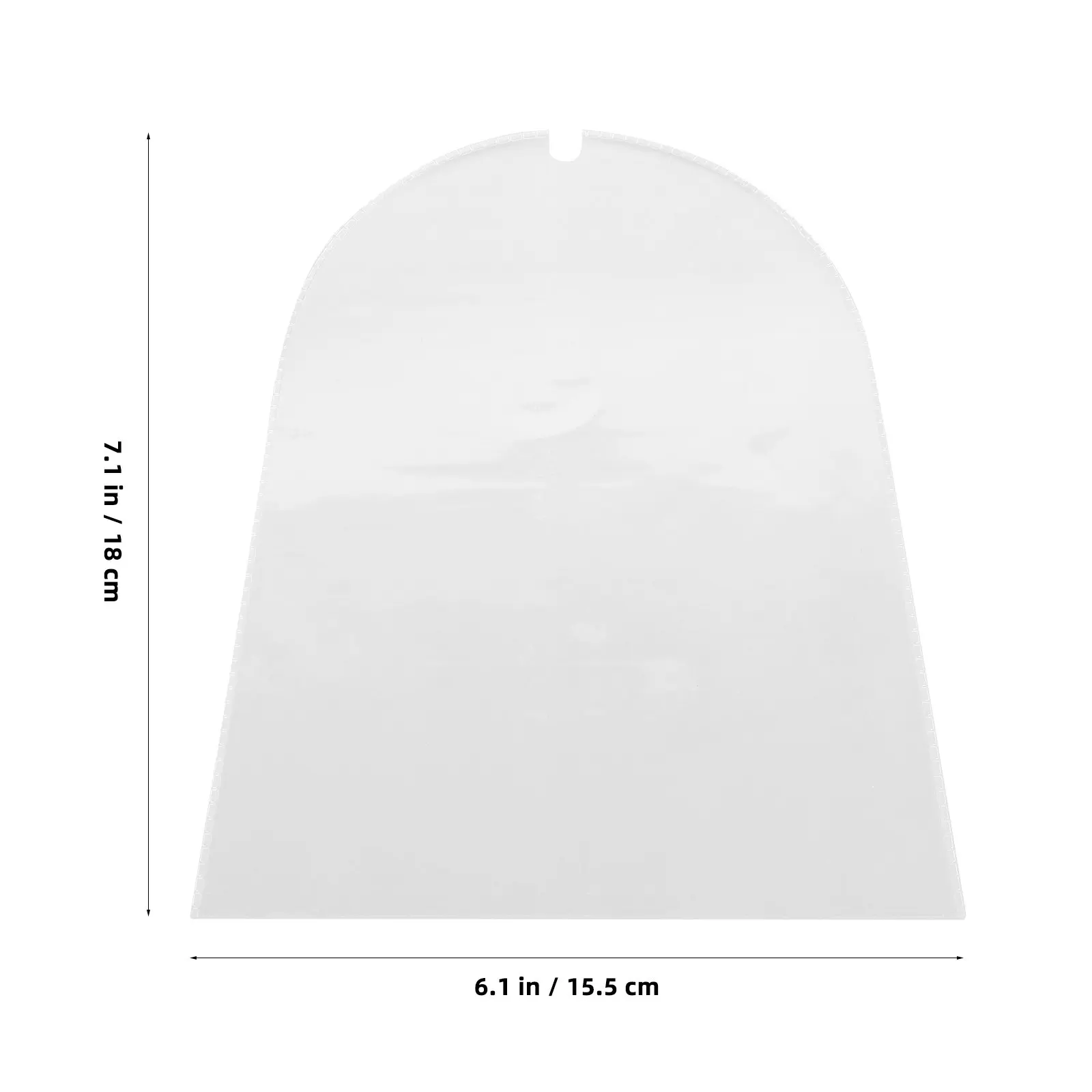 3Pcs PVC Transparent Protective Covers Waterproof Sleeve Clear Display Dustproof Case for Figure Storage Rainproof