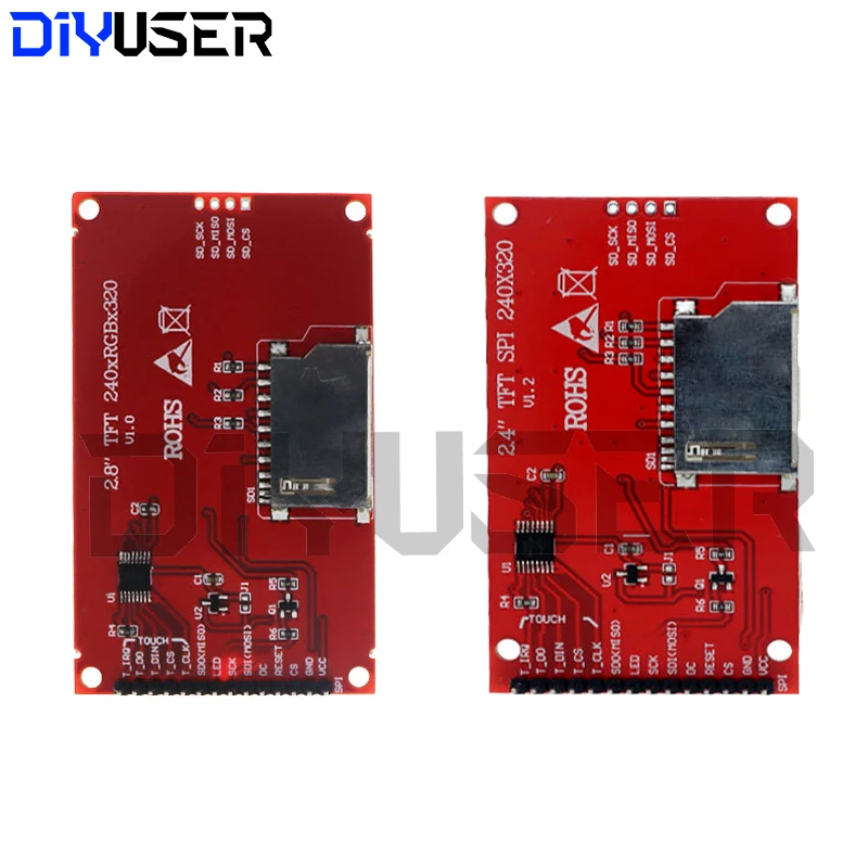 1.8 "TFT 2.4" TFT 2.8 "TFT con display Touch 240*320 Smart Display ScreenDrive IC ILI9341 ST7789 Drive IC Module