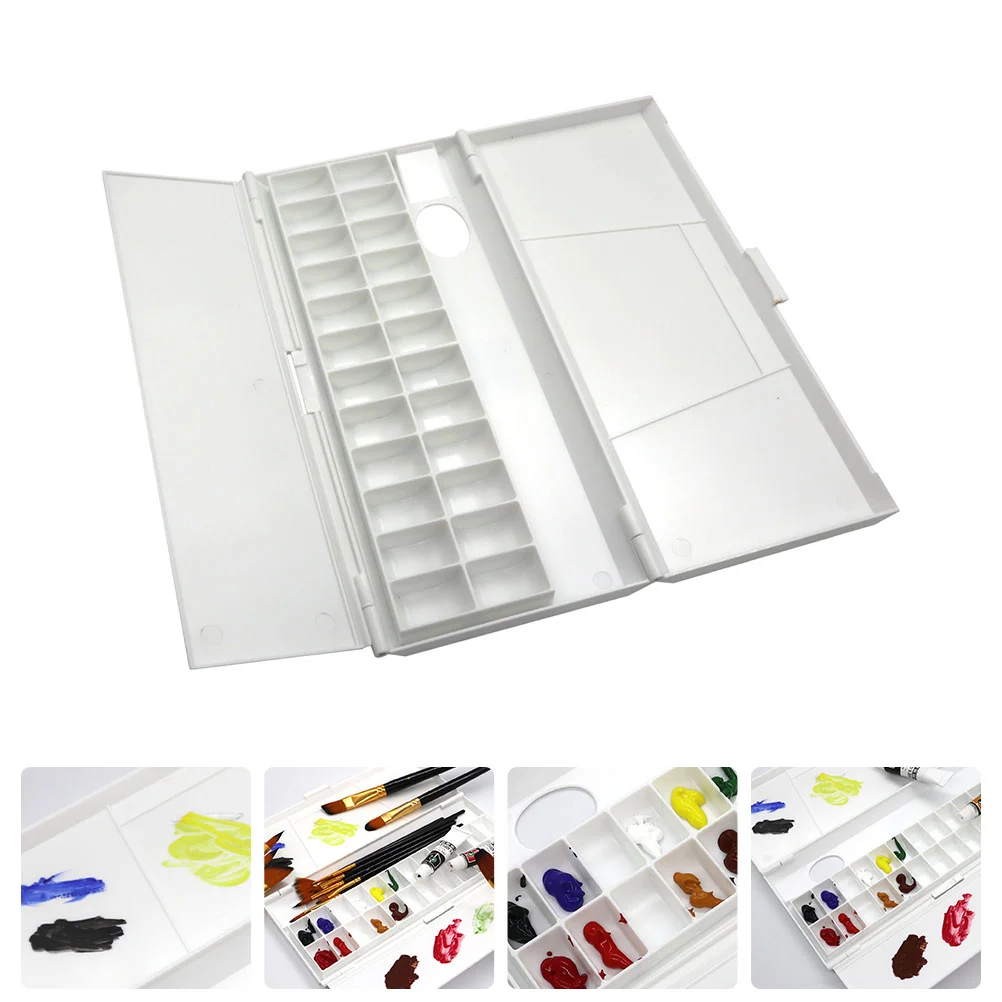 

Palette Watercolor Case for Artist Student Painting Tools Practical Trays