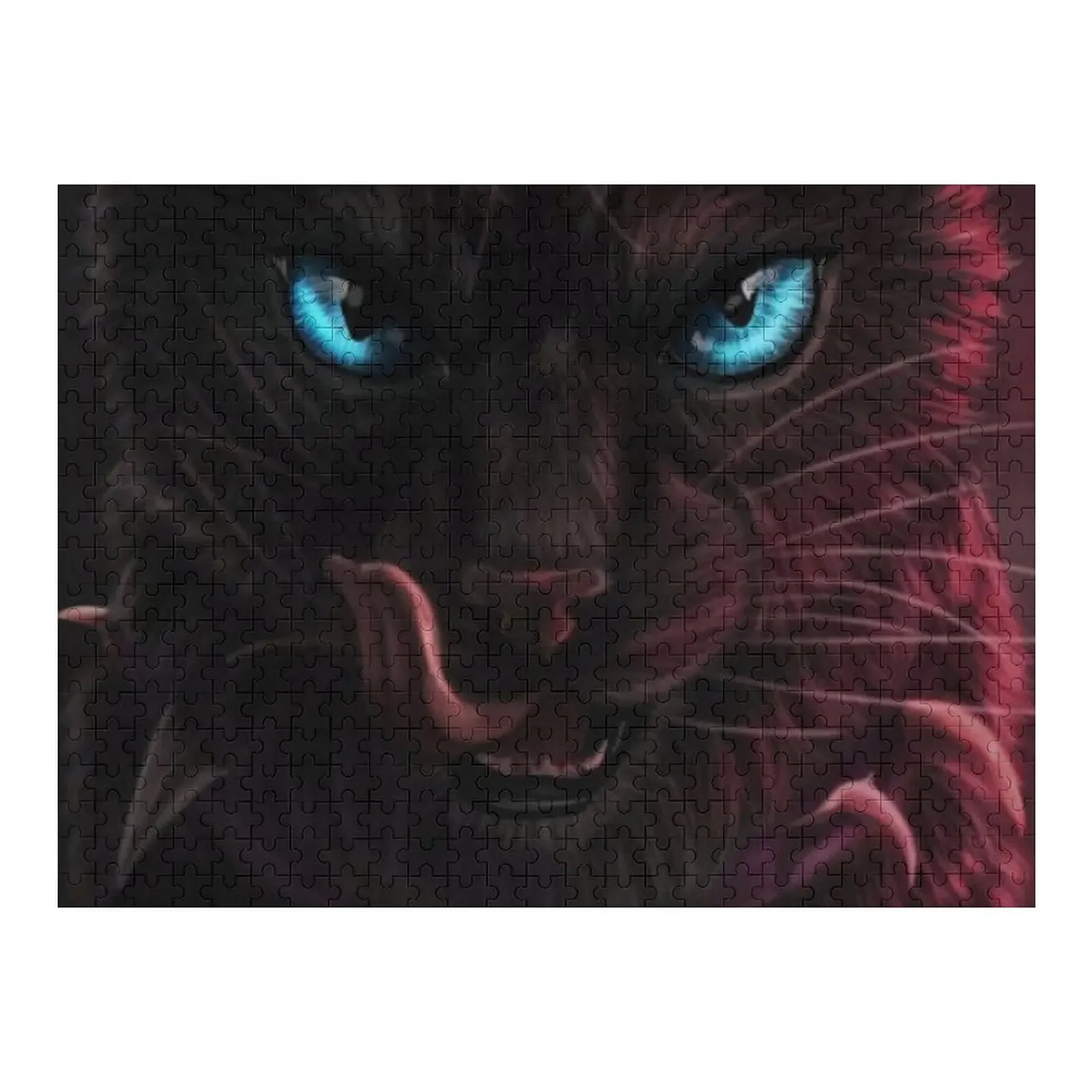 

Warrior Cat Scourge Jigsaw Puzzle Custom With Photo Personalized Gift Wood Animals Wooden Boxes Puzzle