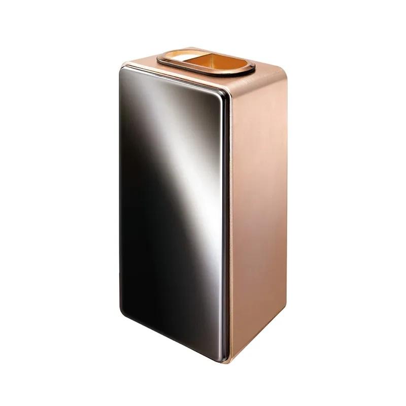 Five-star hotel special lobby trash can with ashtray vertical high-end commercial office building elevator entrance ash bucket