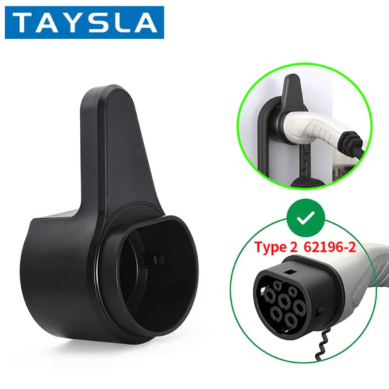 EV Charger Holder Type 2 Wall Mount Electric Car Charging Cable Organizer Bracket Type 1 GBT tesla for Electric Car Charger