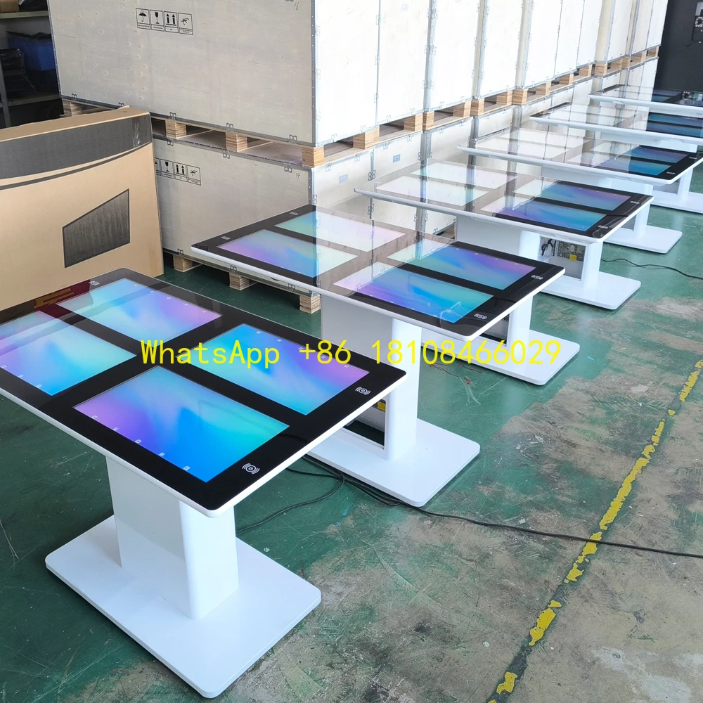 Touchscreen Table with Android System Custom Design Waterproof Coffee Restaurant Self Ordering