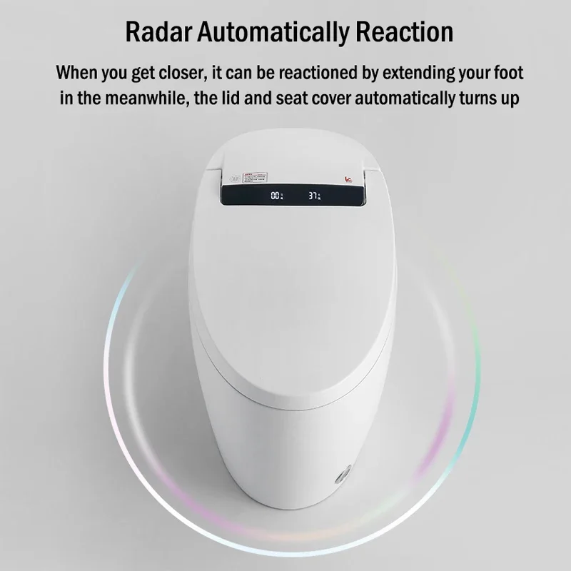Picture 6: Smart Toilet ,Modern Automatic open Self Cleaning Ceramic Bathroom WC Intelligent Sanitary Ware Bidet ,with Tank ,Remote