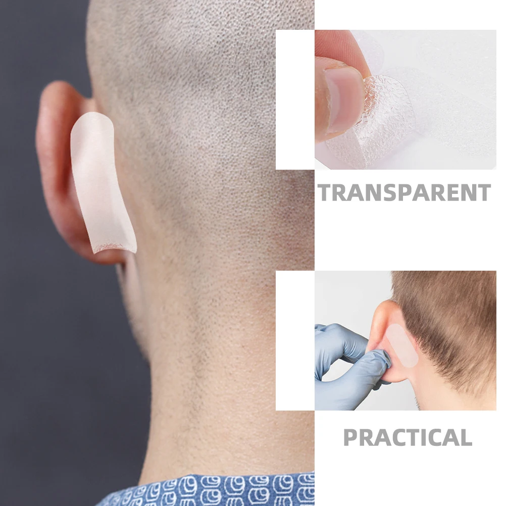 120 قطعة ملصقات تصحيح الأذن شريط عمودي للآذان النزرة النساء الأذن التصحيح دعم لاصق غير مرئية التخسيس