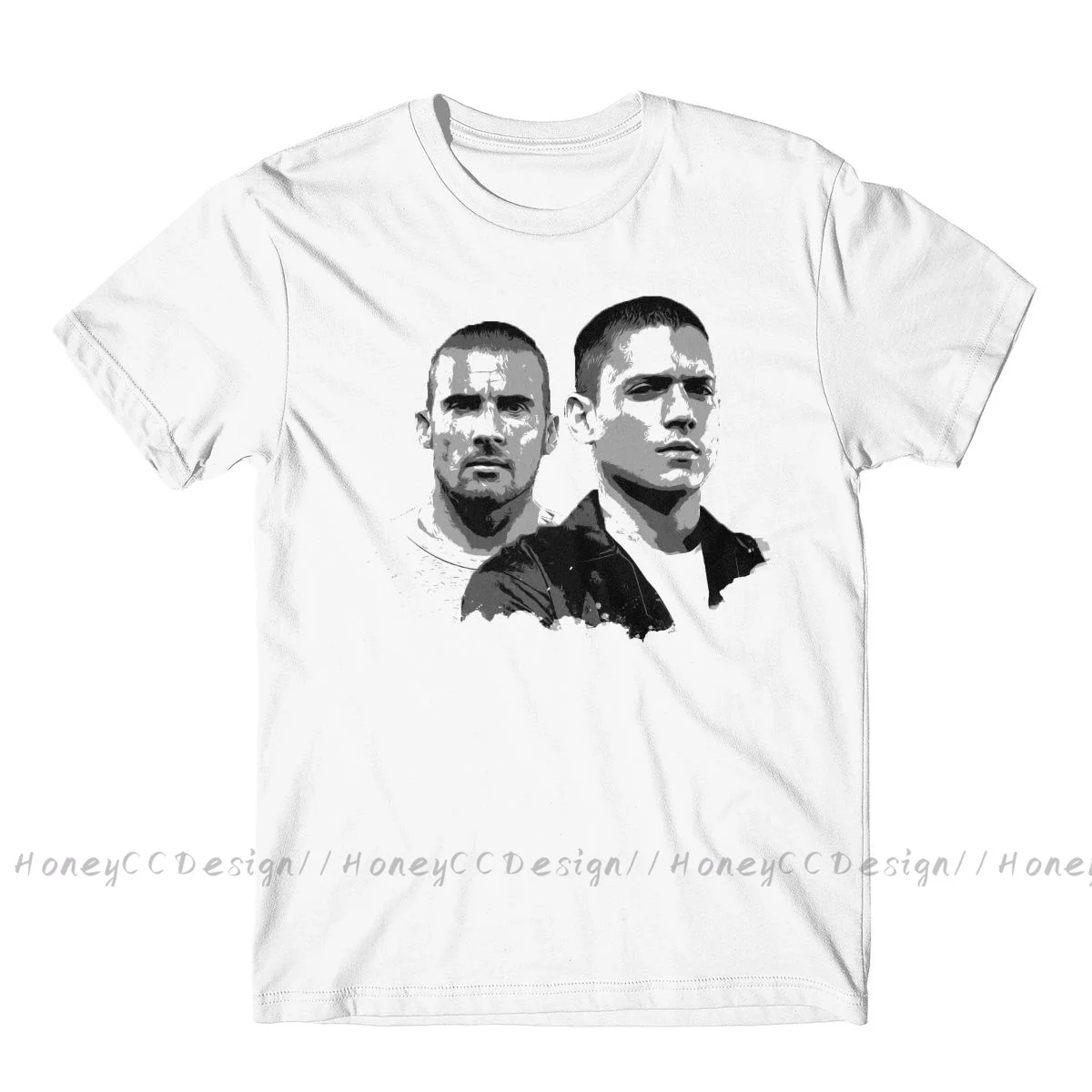 Prison Break TV Series Plot Crime 2021 New Arrival T-Shirt Illustration Unique Design Shirt Crewneck Cotton for Men TShirt