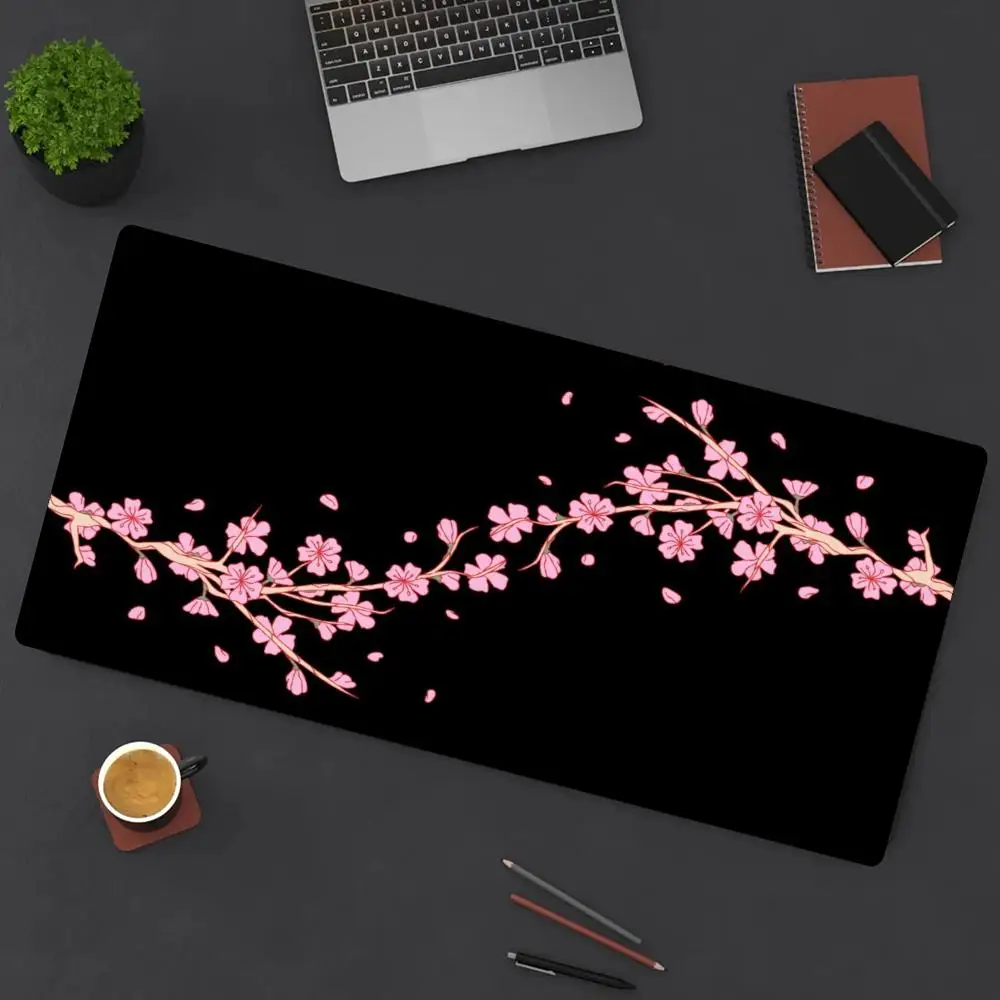 

Коврик для мыши с пастельным узором вишневого цвета — нескользящая резиновая основа, моющаяся, подходит для работы, игровых и офисных помещений