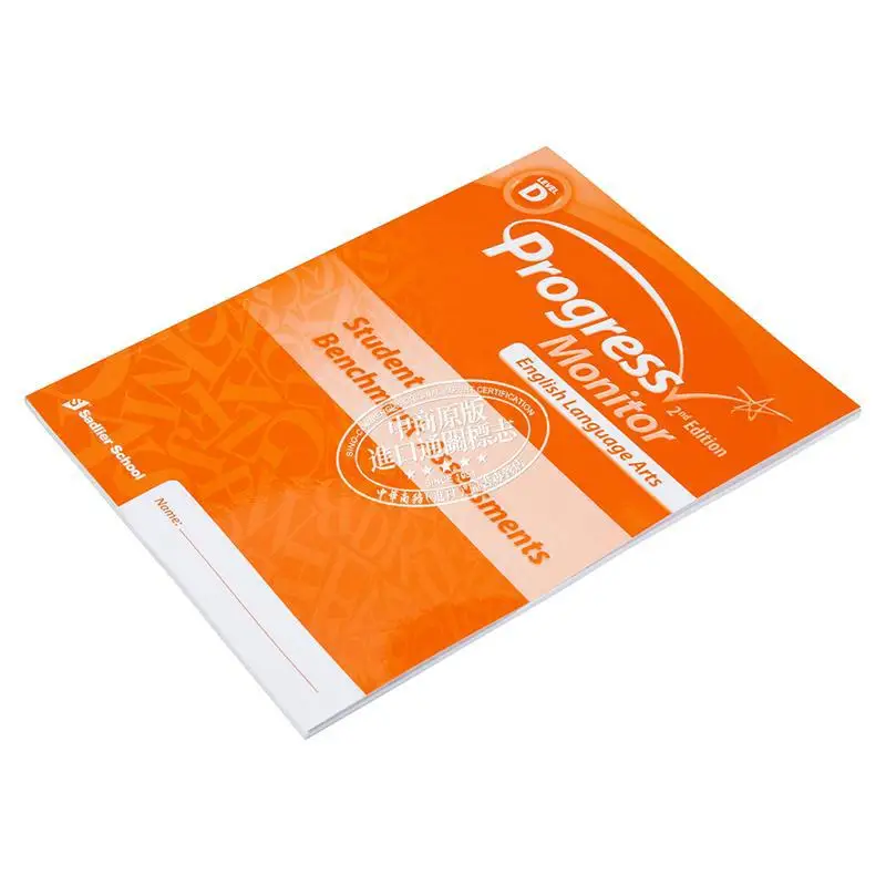 التقدم فنون اللغة الإنجليزية ELA 2022 مراقبة التقدم المستوى D Sadlier Sadlier 9781421719443 كتاب #3