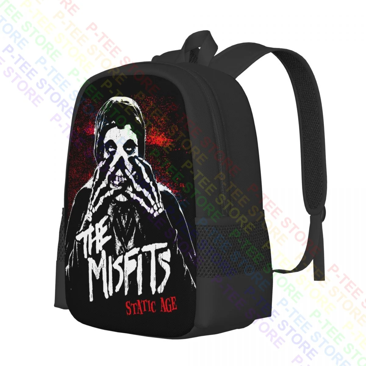 Misfits Static Age Crimson Ghost Hardcore Punk Glenn Danzig Samhain DoyleBackpack Large Capacity Portable Beach Bag