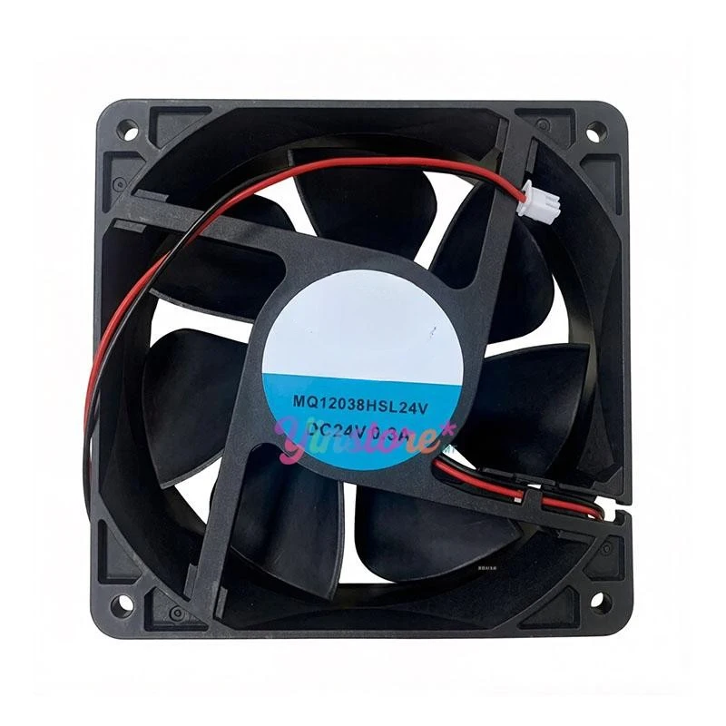 

Y+for New MQ12038HSL24V Cooling Fan 12038 DC24V 0.3A 12CM 2Pin