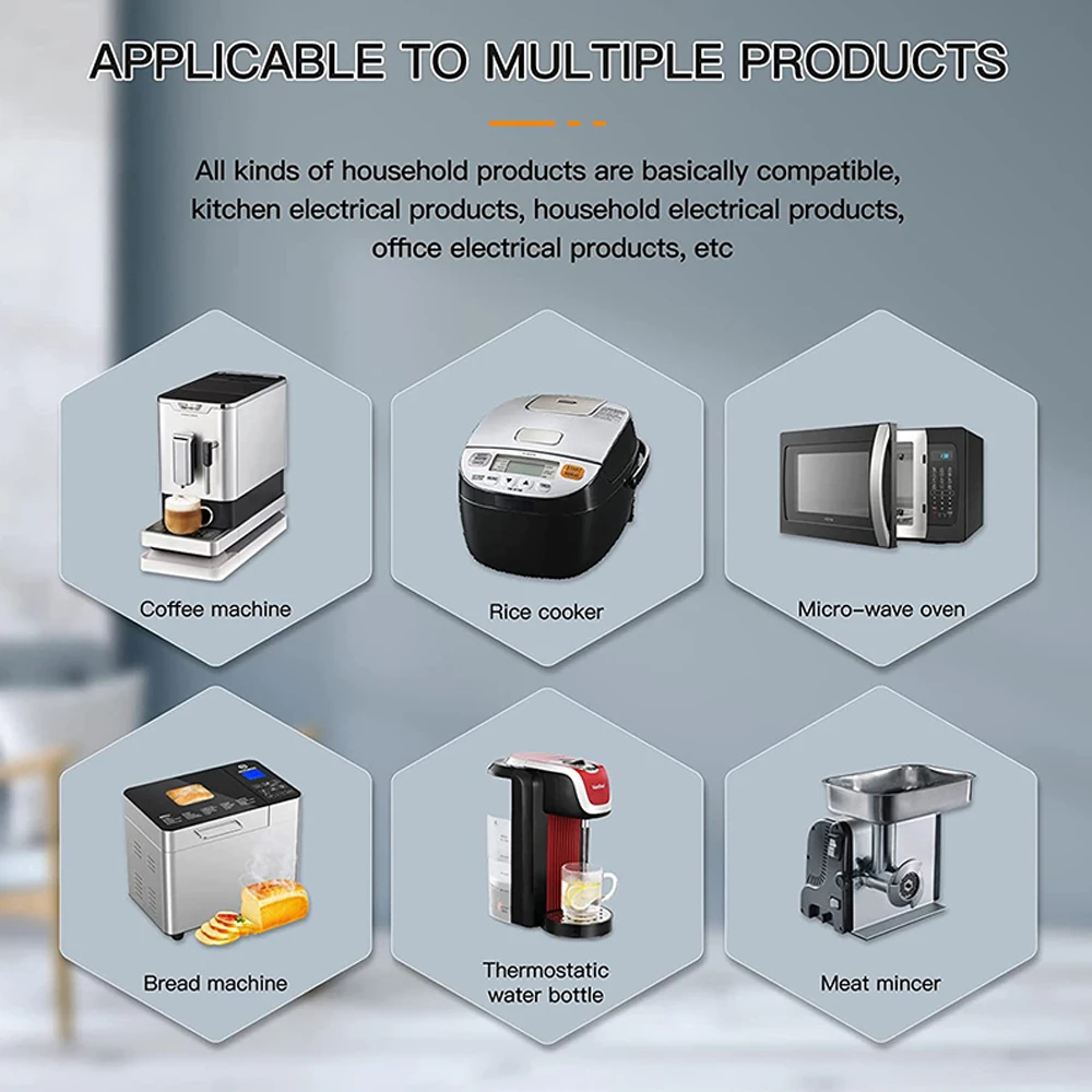 KCNKON-Kitchen Cable Organizer, Neat and Safe Cable Management, Compatible with Air Fryer, Coffee Machine