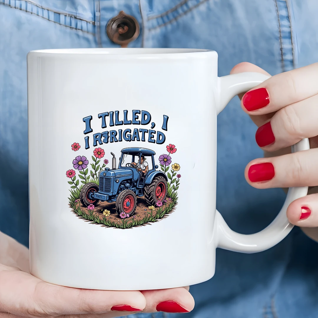 แก้วมัคดีไซน์รถแทรกเตอร์ฟอร์ดสันสุดน่ารัก ขนาด 11 ออนซ์ เหมาะสำหรับเด็ก สำนักงาน และบ้าน ของขวัญคริสต์มาสที่สมบูรณ์แบบ