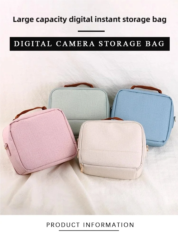 Camera bag for Fujifilm Wide300/400 instant camera storage bag, Canon C1300/4100/1500 printer bag, DSLR mirrorless digital bag