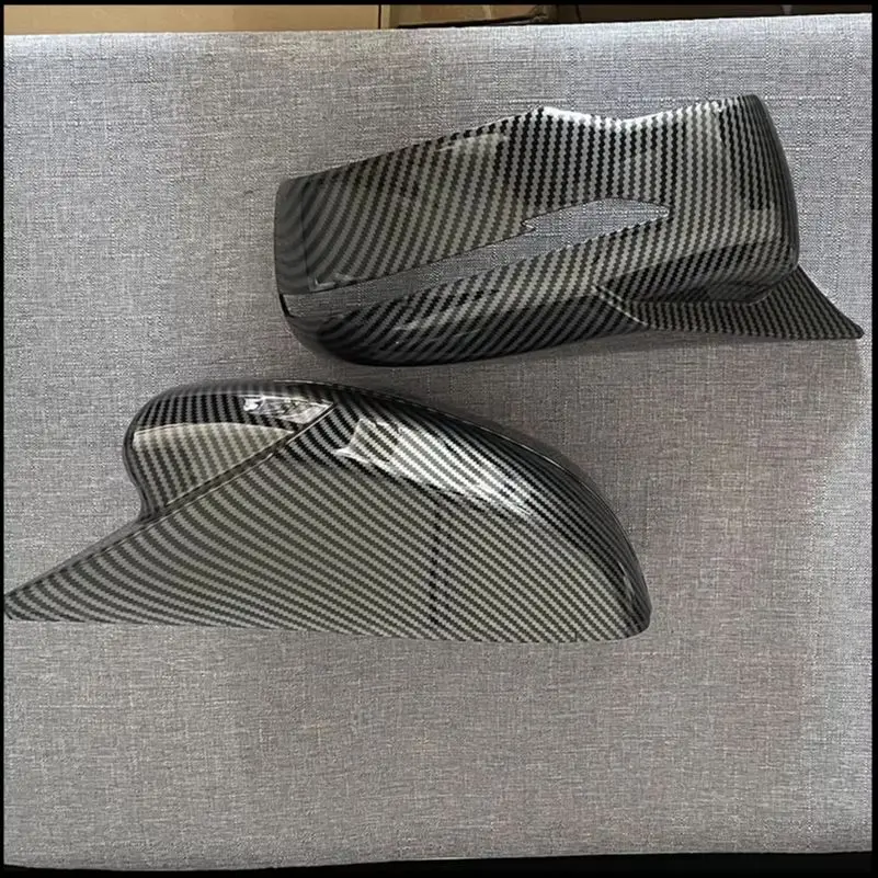 For Nissan Rogue X-trail T32 2014-2020 Rearview Mirror Cover Caps Sticker Trim With Horn Decorate Car Styling Auto Accessories