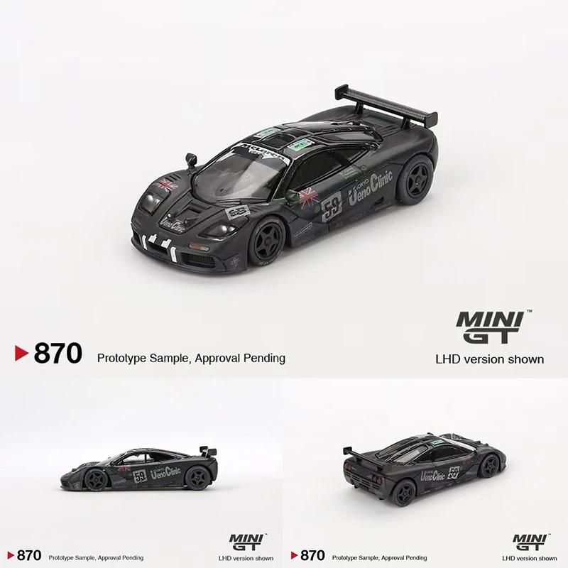 PreSale MINIGT 870 1:64 MCL F1 GTR #59 1995 LeMans Diecast Diorama Model Collection Toys