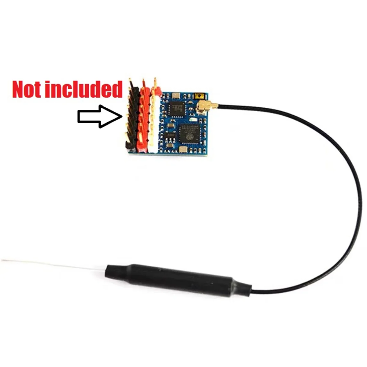 AD41-Для MATEK ELRS-R24-P6 ELRS 2,4 ГГц приемник с поддержкой антенного разъема 2-8S VBat Датчик напряжения для RC FPV