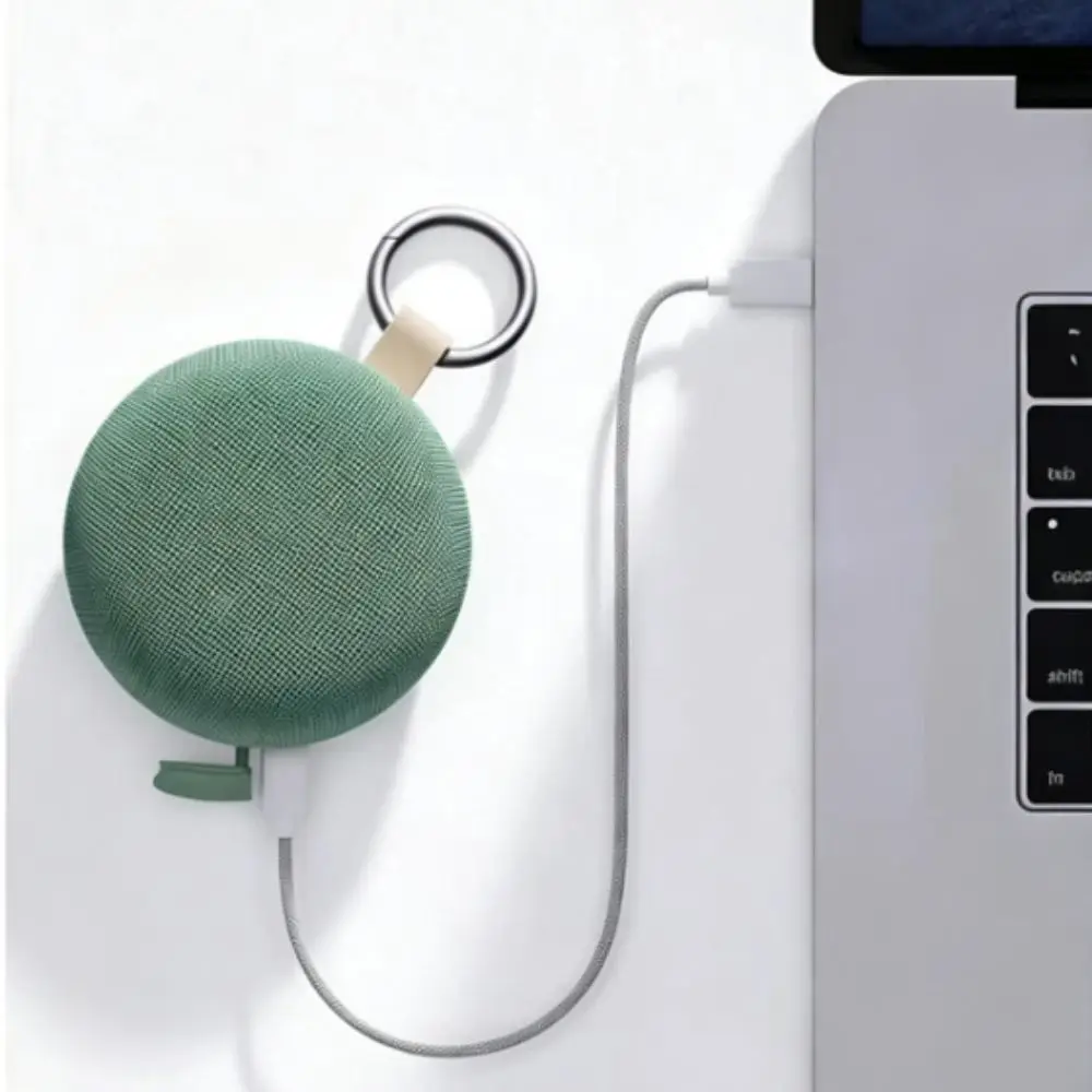 Mini Portable Bluetooth Speaker Keychain Loud Volume Lightweight Wireless Speaker Keychain Stable Connection Waterproof