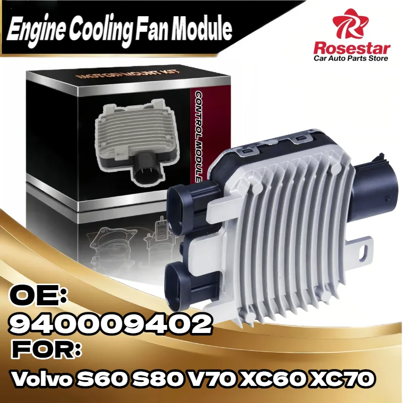 

Cooling Fan Control Module for Volvo S60 S80 V40 V60 XC60 XC70 for Land Rover Evoque Freelander II for Ford Galaxy