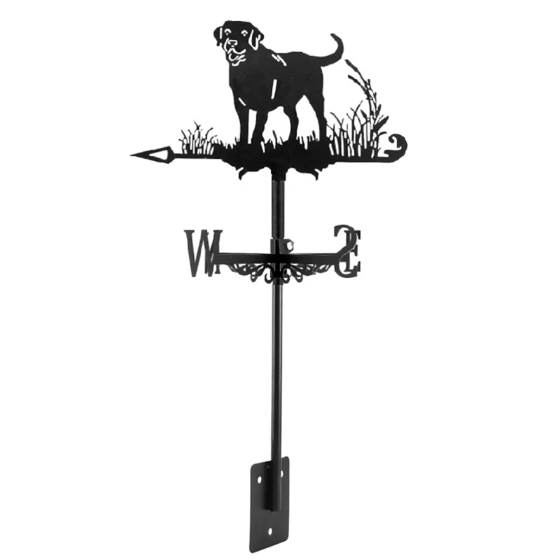 

1Set Weathervane Silhouette Garden Decorative Wind Direction Indicator Iron For Outdoor Yard Farm
