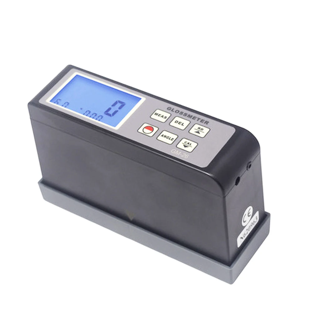 GM-26 Gloss Meter 20°/60° used in Floor maintenance Stone and tile gloss measurement Range 0.1GU~200 GU glossmeter