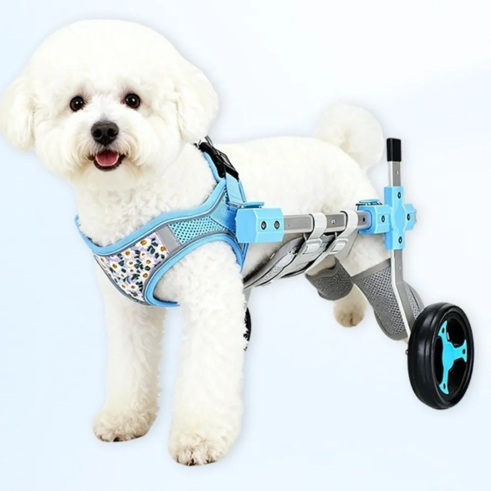 Adjustable Dog Wheelchair Breathable Harness Durable Disabled Pet Walking Aid Rear Leg Support Dog Mobility Scooter