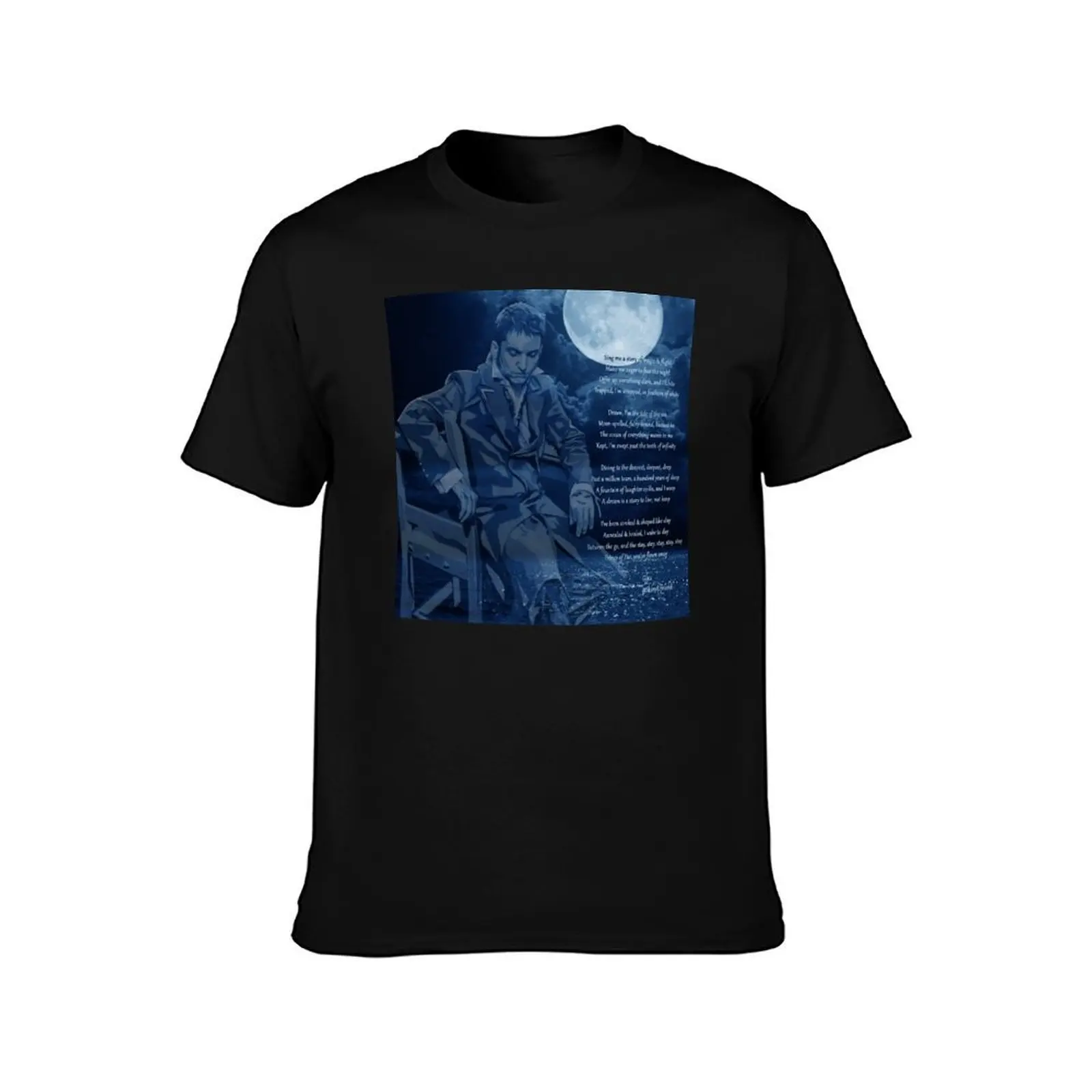 Mitch Grassi of Pentatonix as Prince of Fae with Poem T-Shirt, Summer Casual Cotton Tee, Oversized Streetwear Tops, 100% Cotton