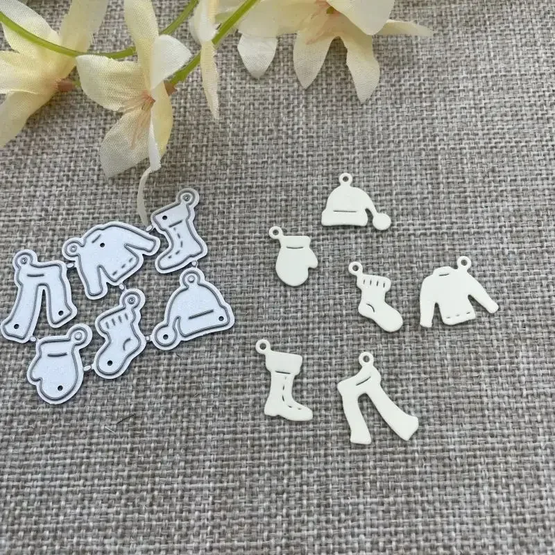 

Металлические вырубные формы-трафареты для рождественских платьев, для скрапбукинга, декоративного тиснения, рукоделия, шаблоны для вырезания