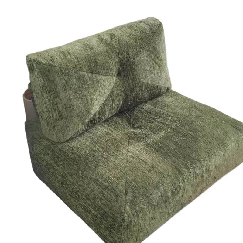 

New corduroy strip, sofa lazy sponge sofa goose down