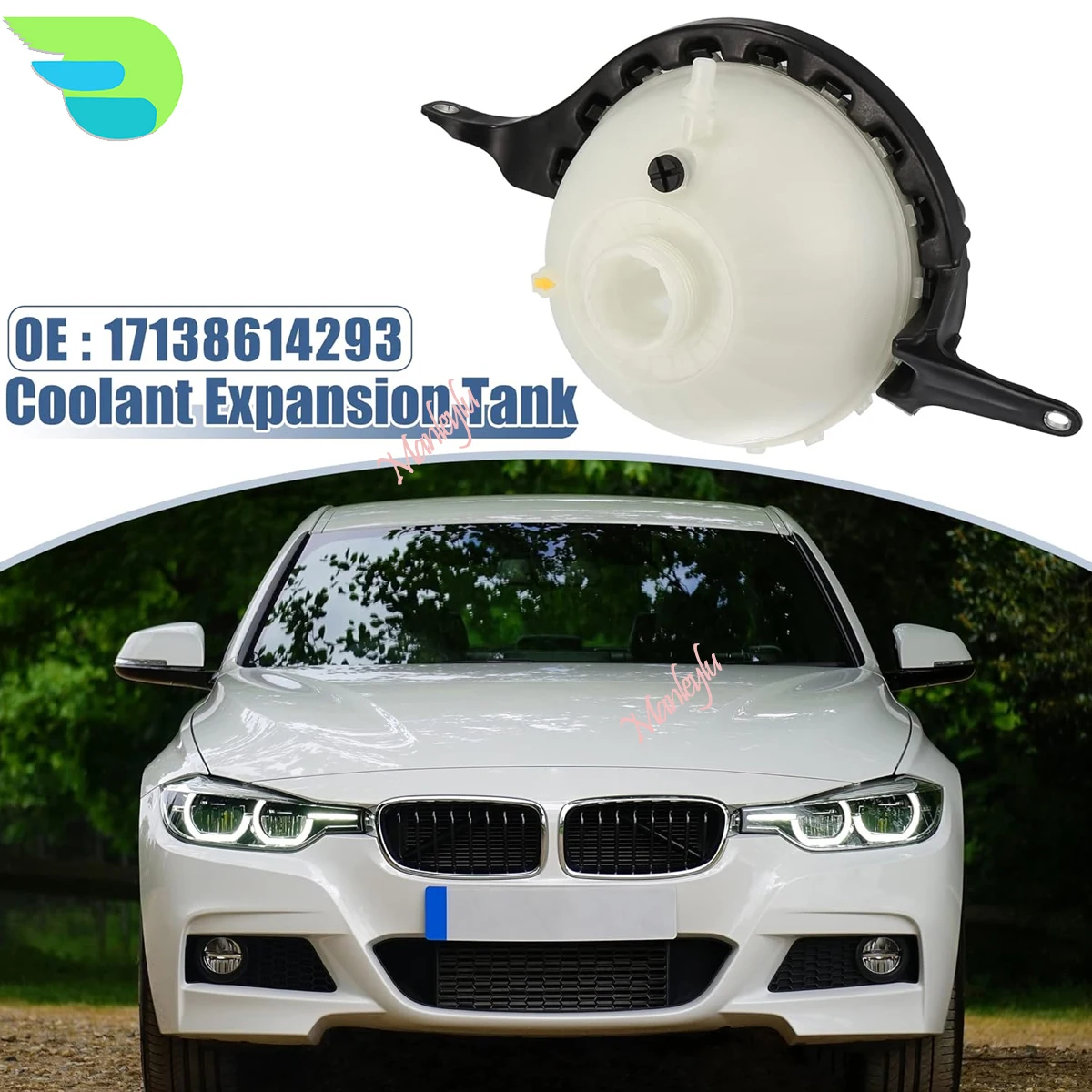 17137649733 17137619189 17138614293 Coolant Expansion Tank with Level Sensor xDrive For BMW 528i F10