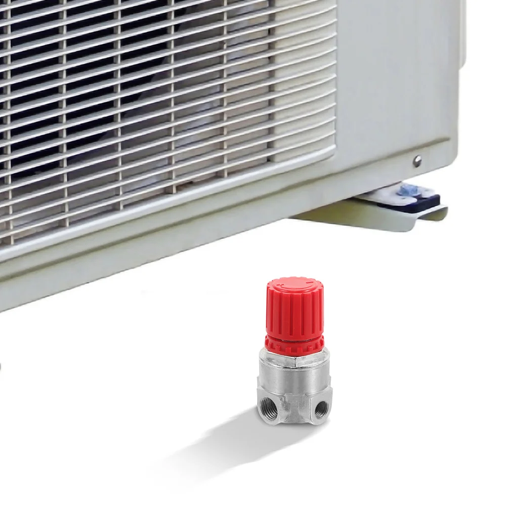 

2Pcs Air Compressor Pressure Regulator Valve 3-Hole Industrial Use Practical Pressure Control Valve Air Compressor Accessory