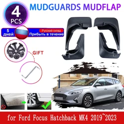 Mudguards for Ford Focus Hatchback MK4 Zetec Titanium 2019~2023 Mudflaps Fender Mud Flap Flares Splash Guards Cover Accessories