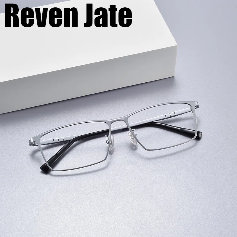 

Reven Jate 5050 Optical Glasses Pure Titanium Frame Prescription Eyeglasses Rx Men or Women Glasses for Male Female Eyewear