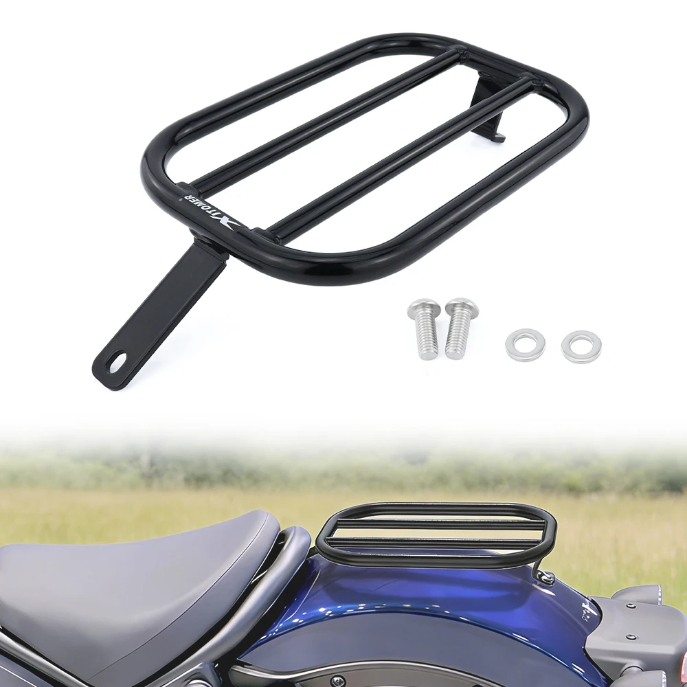 

Motorcycle Rear Fender Solo Seat Black Luggage Rack Rear carrier CMX1100 / Rebel 1100 2021 2022 2023 2024 2025 2026 For Honda