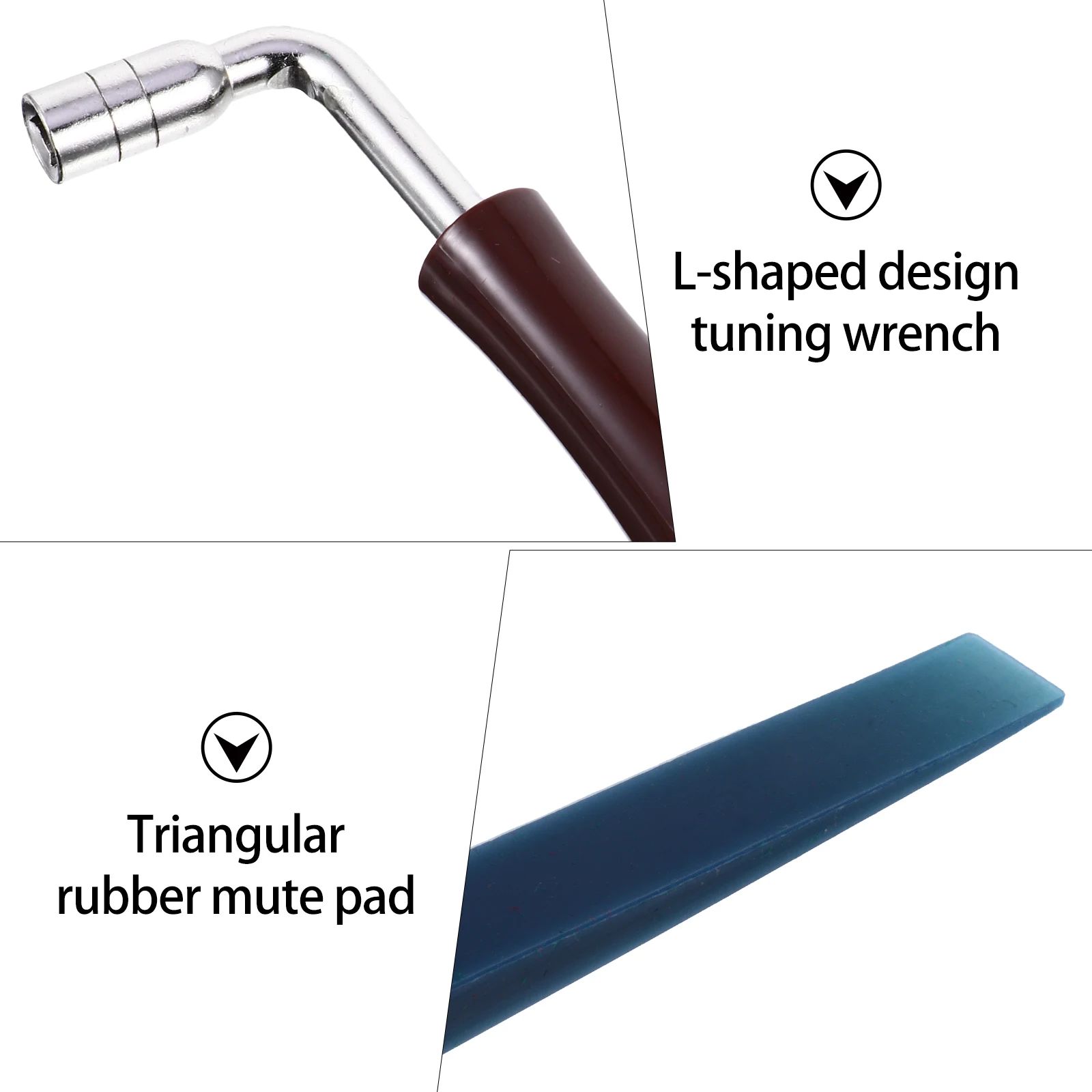 

Piano Tuning Tool Mute Professional Tuner Strip Rubber Hammer Keyboard Felt Washer Repairing Accessories Kit Wrench