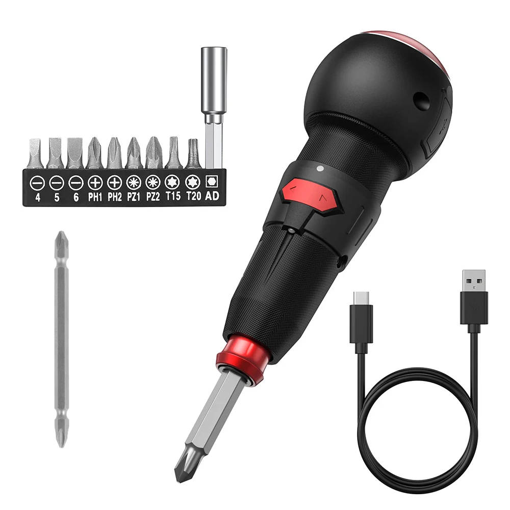 

Mini Electric Screwdriver Cordless Drill 1800mah Lithium Battery 3.6V Super Torque Power Tools Household Screw Driver PC Repair