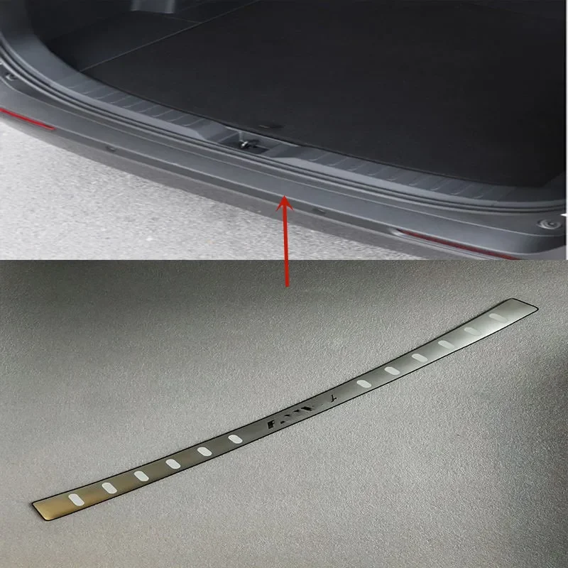 Fro Toyota RAV4 2019-2023 ultrathin stainless steel car trunk threshold guard plate anti-scratch protection car accessories