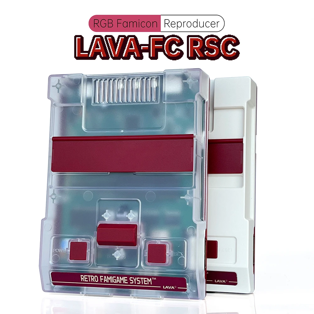 RGB Famicom LAVA-FC RSC Retro Family Game Console Supports RGBS/S-Video /CV Compatible with all types of cartridges/excellent vi