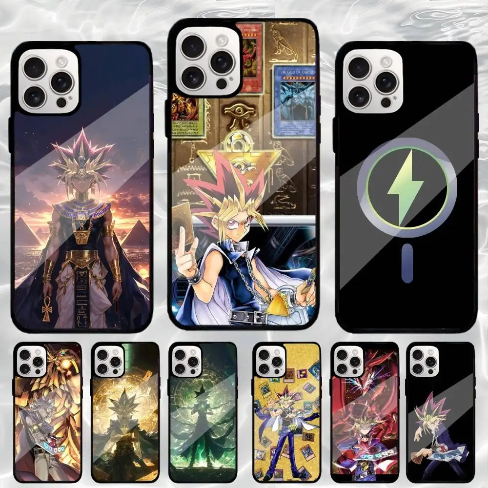 

Cartoon YU GI OH Game Phone Case For iPhone17,16,15,14,13,12,11 Plus,Pro Max Magnetic Magsafe Wireless Charging