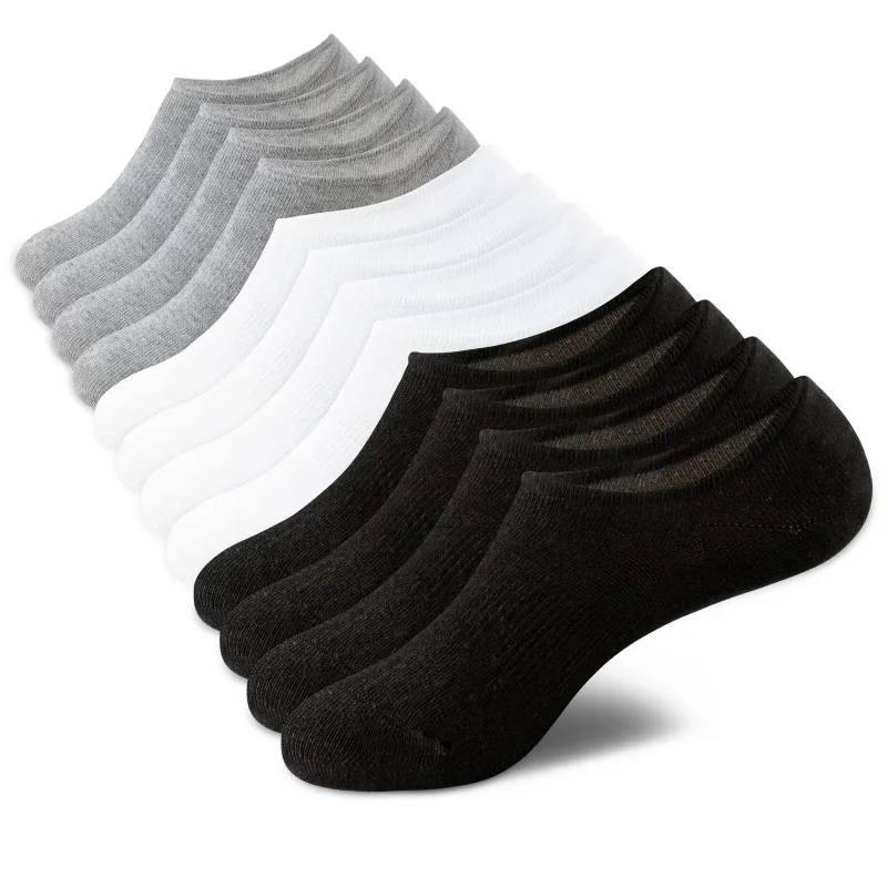 

1/10/20Pairs Unisex of Solid Color Socks, Soft and Lightweight Ankle Socks, WOMEN'S Casual Boat Socks, Low Cut Ankle Socks