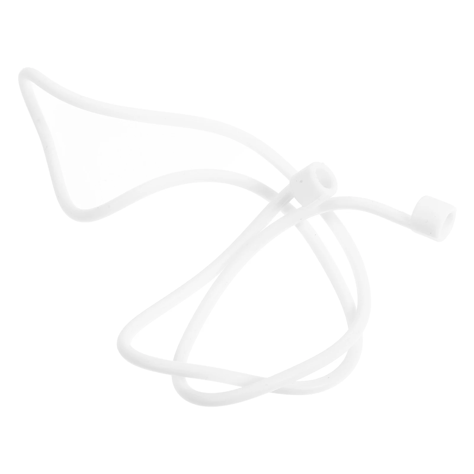 

Headphone Anti-lost Rope Earbud Holder Silica Gel Hanging Neck Travel Lanyard Accessories Earphone Strap Detachable Design Sky