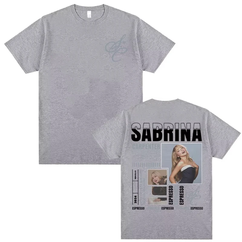 Sabrina Carpenter Short N' Sweet Album Tour T-shirts Men Women's Harajuku Hip Hop Trend T Shirt Summer Tops High Quality T-shirt