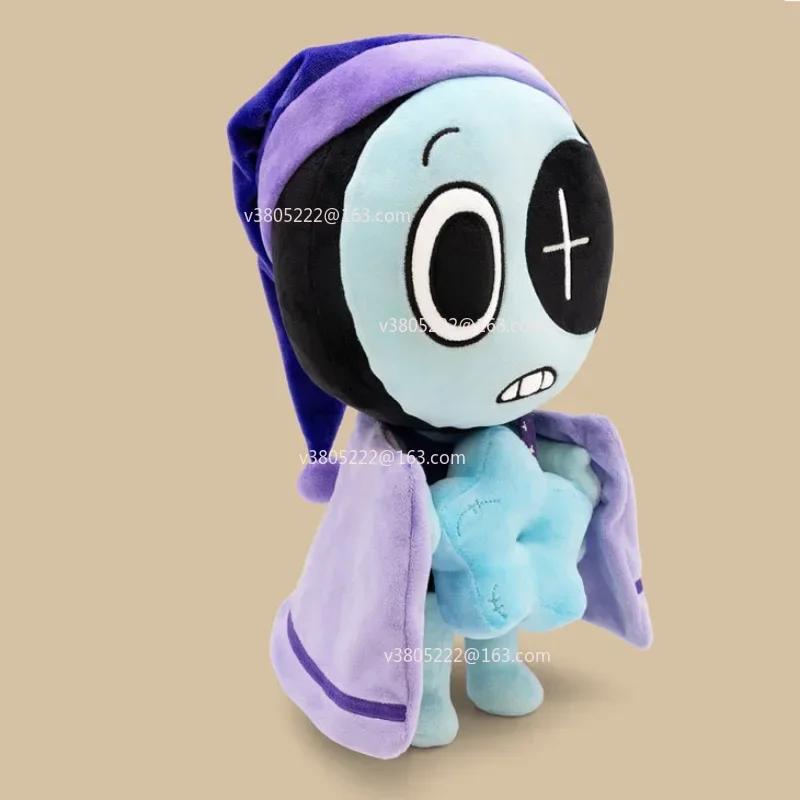 35cm Gra Dandys World Astro z Pluszową Zabawką Kawaii Astro Wypchane Lalki Cosplay Poduszka na Sofę Dekoracja Pokoju Prezent Świąteczny dla Dzieci