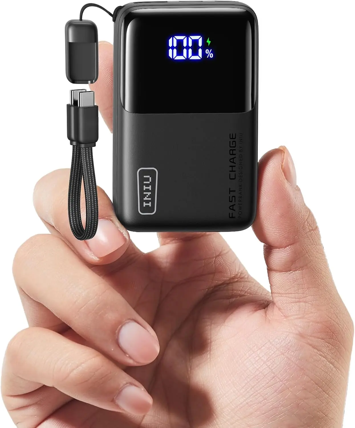 

Портативное зарядное устройство 45W PD Mini Power Bank, 10000 мАч, USB-C, быстрая зарядка, для телефонов iPhone, Samsung, Xiaomi