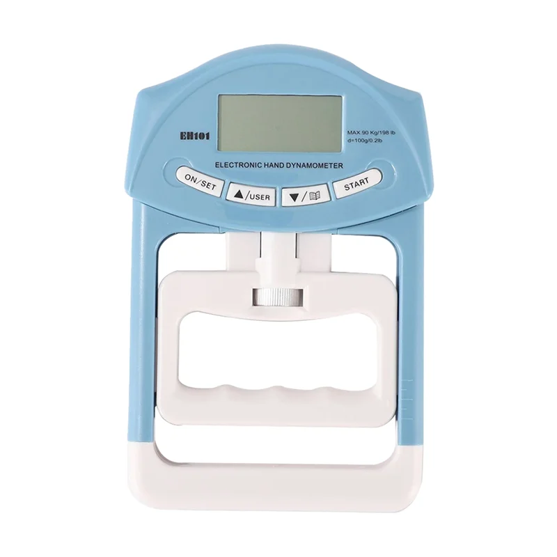A23I-Grip Strength Tester, 190Lbs/90Kg Digital Hand Dynamometer Grip Strength Meter USB LCD Screen Hand Grip Dynamometer, Durabl