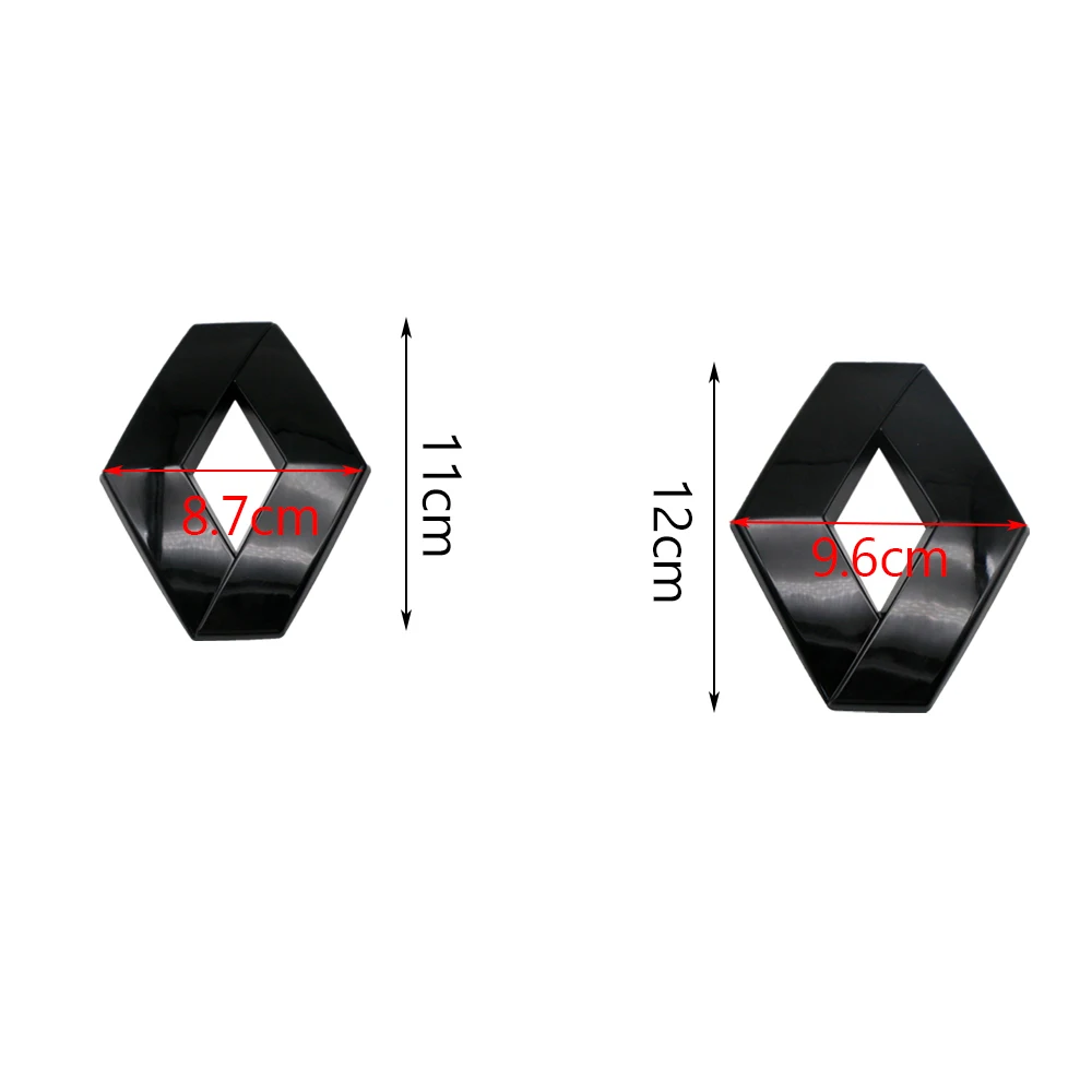 3D ABS Logo Renault Emblem Car Front Sticker Rear Trunk Badge For Renault Grand Scenic 4 XMOD Megane Clio 4 Laguna 2 3 Coupe RS