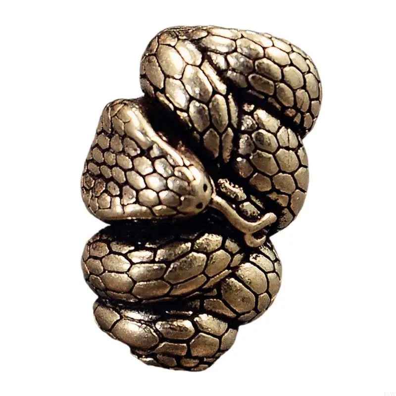 L5YC Snake Serpents Pendant for Necklaces Jewelry and Paracord Projects Lanyard