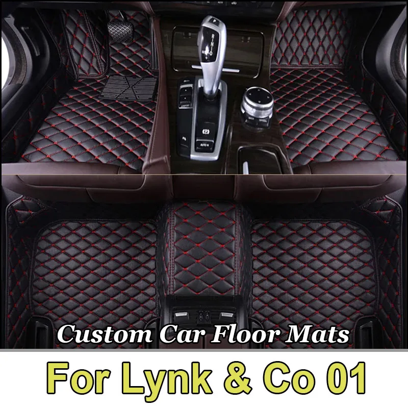 

Car Floor Mats For Lynk & Co 01 2021 Custom Auto Foot Pads Automobile Carpet Cover Interior Accessories
